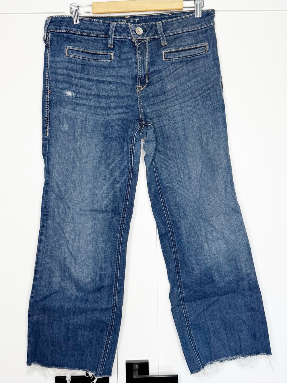 Ariat Lucy Jeans Mid Rise Stretch Trouser Boot Wide Leg 33 16 western casual